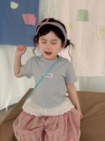 【90-140cm】半袖Ｔシャツ 女の子 フリル スウィート - 画像 (2)