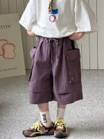 【90-160cm】ショートパンツ 男の子 ポケット付き 韓国風 - 画像 (4)