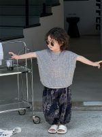【90-150cm】半袖Ｔシャツ 男の子 バットスリーブ トレンド - 画像 (3)