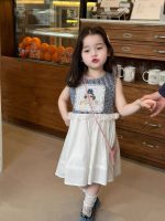 【80-130cm】ワンピース 女の子 チェック柄 レース おしゃれ - 画像 (2)