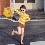 【90-140cm】水着 ストライプ フリル おしゃれ - 画像 (11)