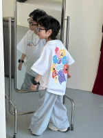 【100-160cm】Tシャツ プリント 男の子 カジュアル - 画像 (2)