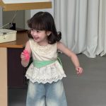【90-150cm】ベスト 女の子 レース フリル おしゃれ - 画像 (6)