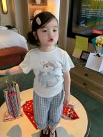 【90-150cm】Tシャツorパンツorセットアップ 女の子 チェック柄 シンプル - 画像 (3)