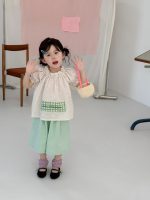 【90-140cm】ショートパンツ 女の子 無地 履きやすい ゆったり - 画像 (6)