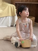 【90-140cm】ベスト 女の子 フリル かわいい ゆったり - 画像 (4)