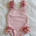 【90-140cm】水着 フラワー スウィート スイムウェア - 画像 (4)