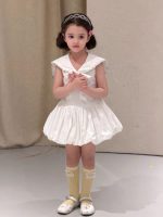 【90-150cm】ワンピース 女の子 セーラーカラー リボン かわいい - 画像 (6)