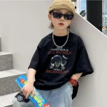 【90-150cm】Tシャツ プリント カジュアル 半袖 - 画像 (3)