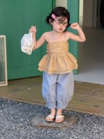 【90-140cm】パンツ 女の子 無地 フリル おしゃれ - 画像 (3)