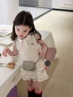 【80-130cm】ワンピース 女の子 ノースリーブ ティアード 韓国風 - 画像 (4)