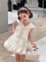 【90-150cm】ワンピース 女の子 セーラーカラー リボン かわいい - 画像 (4)