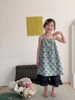 【90-140cm】ワンピース 女の子 ハート キャミソール おしゃれ - 画像 (4)