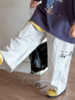 【100-150cm】ズボン ゆったり 配色 カジュアル - 画像 (5)