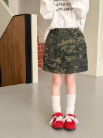 【100-170cm】スカート 女の子 おしゃれ ストリート カモフラー - 画像 (6)