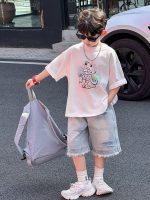 【90-160cm】半袖Ｔシャツ 男の子 カートゥーン トレンド - 画像 (3)
