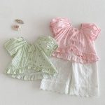 【73-120cm】パンツ ベビー 女の子 ナチュラル 快適な履き心地 - 画像 (3)