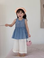 【90-140cm】トップス 女の子 チェック柄 ノースリープ - 画像 (6)