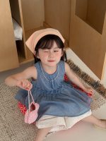 【90-140cm】トップス 女の子 チェック柄 ノースリープ - 画像 (5)