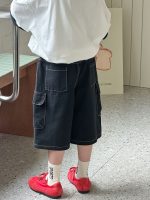 【90-160cm】ショートパンツ 男の子 ポケット付き カーゴパンツ - 画像 (4)