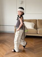 【100-170cm】パンツ 女の子 カモフラ カジュアル 通気性抜群 - 画像 (4)