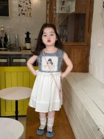 【80-130cm】ワンピース 女の子 チェック柄 レース おしゃれ - 画像 (5)