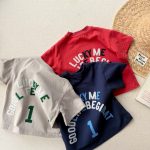 【80-130cm】半袖Ｔシャツ 女の子 刺繍 数字柄 シンプル - 画像 (6)