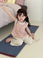 【90-140cm】ベスト 女の子 レース フリル スウィート - 画像 (3)