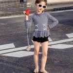 【90-140cm】水着 フリル リボン付き かわいい スイムウェア - 画像 (14)