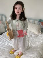 【90-150cm】 カーディガン 女の子 薄手 シンプル ゆったり - 画像 (3)