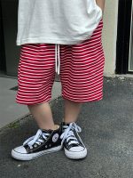 【90-150cm】ショートパンツ 男の子 ボーダー柄 ストリート風 - 画像 (3)