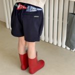 【80-130cm】ショートパンツ 女の子 英字 ストリート風 - 画像 (5)