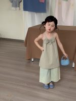 【90-140cm】ワンピース 女の子 フラワー チェック柄 おしゃれ - 画像 (6)