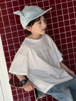 【100-160cm】キッズ Tシャツ 半袖　肌触り良好 キラッとストーン オシャレ見え