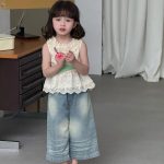 【90-150cm】ベスト 女の子 レース フリル おしゃれ - 画像 (5)