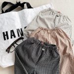 【80-130cm】ショートパンツ 女の子 チェック柄 フリル
