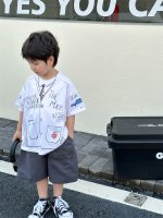 【90-140cm】半袖Ｔシャツ 男の子 プリント ルーズ トレンド - 画像 (6)