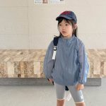 【80-130cm】アウター 女の子 UVカットパーカー スタンドネック - 画像 (5)