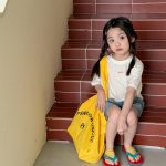 【80-130cm】半袖Ｔシャツ 女の子 通気性拔群 カジュアル - 画像 (3)