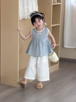 【90-140cm】ワイドパンツ 女の子 ドット柄 履きやすい - 画像 (3)