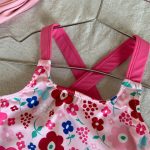 【90-140cm】水着 カラフルフラワー かわいい スイムウェア - 画像 (8)