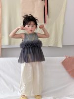 【90-140cm】ショートパンツ 女の子 無地 ハーレムパンツ カジュアル - 画像 (4)