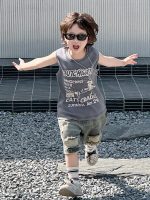 【90-150cm】ベストorショートパンツ 男の子 クール ストリート風 - 画像 (4)