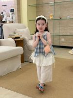 【80-130cm】トップスorスカート 女の子 チェック柄 ホルターネック - 画像 (5)