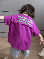 【90-130cm】半袖Ｔシャツ 男の子 無地 ゆったり