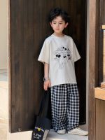 【100-170cm】パンツ 男の子 チェック柄 合わせやすい - 画像 (4)