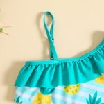 【80-130cm】水着 フルーツ柄フリル かわいい スイムウェア - 画像 (10)
