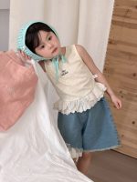 【90-140cm】ベスト 女の子 レース フリル ニット - 画像 (6)