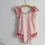 【90-140cm】水着 フラワー スウィート スイムウェア - 画像 (5)