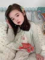 【90-150cm】 カーディガン 女の子 薄手 シンプル ゆったり